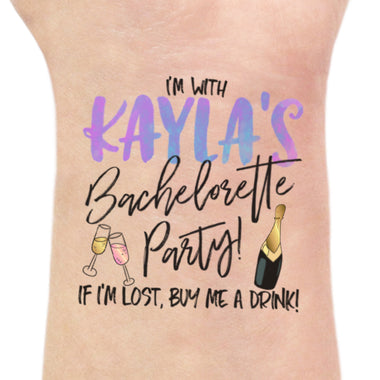 Bold Watercolor Bachelorette