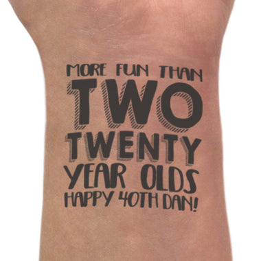 More Fun Than Two 20 Year Olds