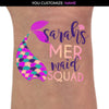 Mermaid Squad Tail Bachelorette
