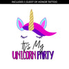 Gold Horn Unicorn Party