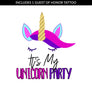 Gold Horn Unicorn Party