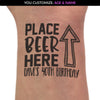 Place Beer Here Birthday