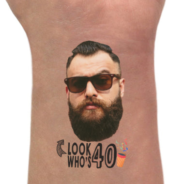 Look Who's 40 Birthday Face