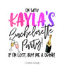 Bold Watercolor Bachelorette