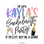 Bold Watercolor Bachelorette