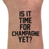 Is It Time For Champagne Yet?