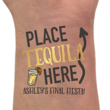 Gold Place Tequila Here